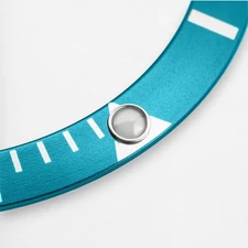 HORLOGEAR (Faded Blue) Bezel Insert for Rolex Submariner 16610 16610LN PEARL PIP