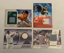 Mike Piazza Bret Boone Rich Harden Richie Sexson Topps Insert Jersey SP Card Lot