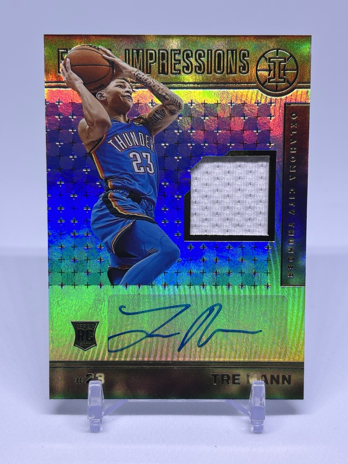2021-22 Panini Illusions - First Impressions Jersey Autographs Tre Mann #FIJ-TRE
