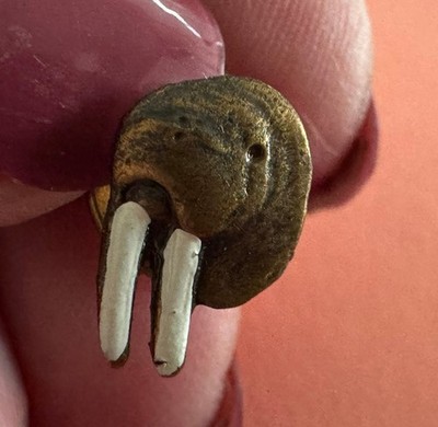 Vintage Walrus Lapel Pin, A Must Have For Any Pin Or Animal Lover   