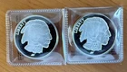 Lot of 2 - 1oz Silver Round Buffalo/Indian Head - 2oz Total!