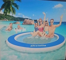 8Ft Water Hammock 8 Inches Thick round Float Ring with Mesh Lake Floats for Adul