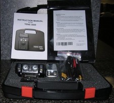 TENS 3000 3 Mode Analog TENS Unit with Timer Case