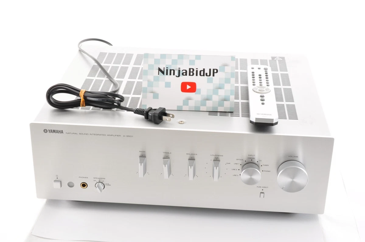 Yamaha A-S501 Natural Sound Integrated Amplifier Y367028XZ Working In Stock