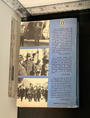 Antique Paperback! Memoires De Guerre: L'Unite 1942-1944 Charles de Gaulle 1956 - Picture 2 of 6
