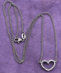 Médaillon Pendentif Coeur James Avery - Argent Sterling 925 - Fermoir Magnétique