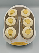 Medela Storage Solution Breast Milk Lot Of 6 Bottles And Tray
