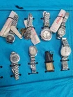 VINTAGE WATCH Lot 8 Job Watches To Test Repair Or Spare Parts
