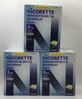 3 Nicorette 2mg Stop Smoking Nicotine Gum Original 170x3=510Ct Exp 3/27