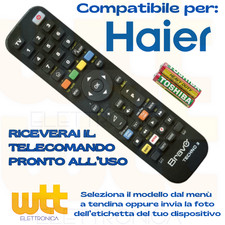 TELECOMANDO HAIER  per TV TELEVISIONE SAT UNIVERSALE SCEGLI MODELLO LISTA