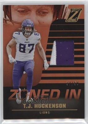 2022 Panini Zenith Zoned In Prime 37/50 TJ Hockenson #ZI-19 1l71