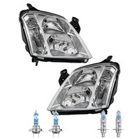 Halogen Scheinwerfer Frontscheinwerfer Set H1 FüR Opel Meriva Inklusive Lampen