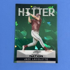 2025 Leaf Baseball Nation Jace LaViolette Pure Hitter Crystal Green /5