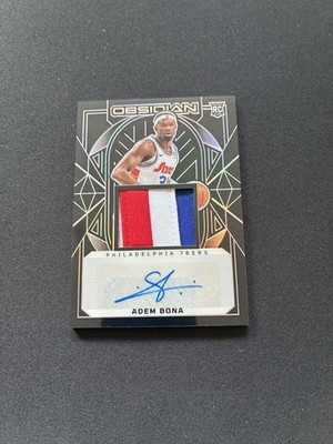 2024-25 Panini Obsidian Relic Auto Adem Bona /125 76ers