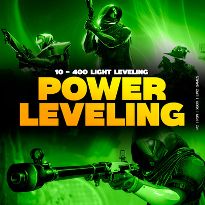 POWER LEVELING   10 TO 500   PC XBOX PS4/5 EPIC