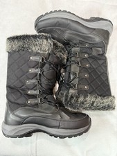 Womens Thinsulate Winter Boots Black Size 10