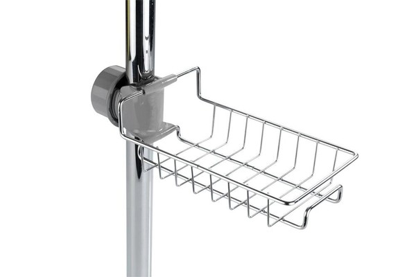 Wenko Duschablage Edelstahl Duschregal FüR Duschstange Ohne Bohren - B-Ware-image