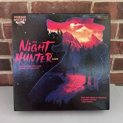 The Night Hunter Murder Mystery Party Game Complete Never Played NEW Open Box