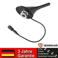 Auto KFZ Kurz Stab Dach Antenne Raku 2 Sockel Schwarz für Fiat, Honda AM FM