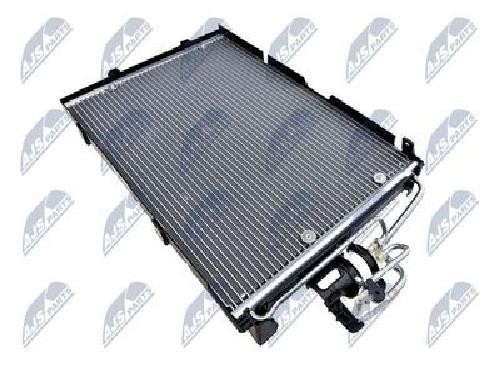 NTY Air Conditioner Condenser CCS-PL-009 For Opel, Reinforced Aluminium