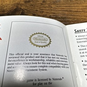 Captain Skyhawk (Nintendo) NES Manual folleto de instrucciones solamente⭐