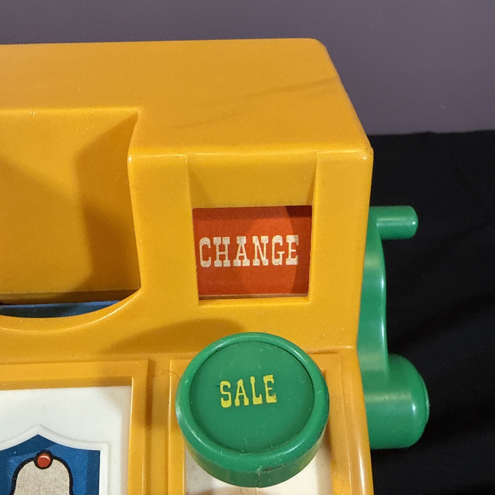 как выглядит Vintage 1974 Original Fisher Price Cash Register Working Bell Buttons 6 Coins фото
