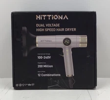 Hittiona Dual Voltage Hair Dryer - 100-240V New In Box