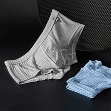 Mens Sexy Underwear/Underpants Soft Boxers Shorts Briefs Trunks Button Low Rise