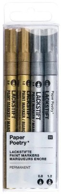 Lackmarker Set, Go*d/Silber | RICO-Design tap | EAN 4051271390587