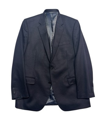 Frank Stella New York 44L Navy Blue 100% Cashmere Blazer Jacket Sport Suit Coat