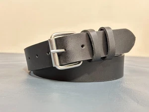 Ceinture en cuir à grain complet, 1-1/2 largeur, ceinture faite à la main pour hommes