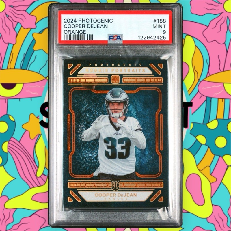 2024 Photogenic Orange /25 COOPER DEJEAN PSA 9 🦅 RC
