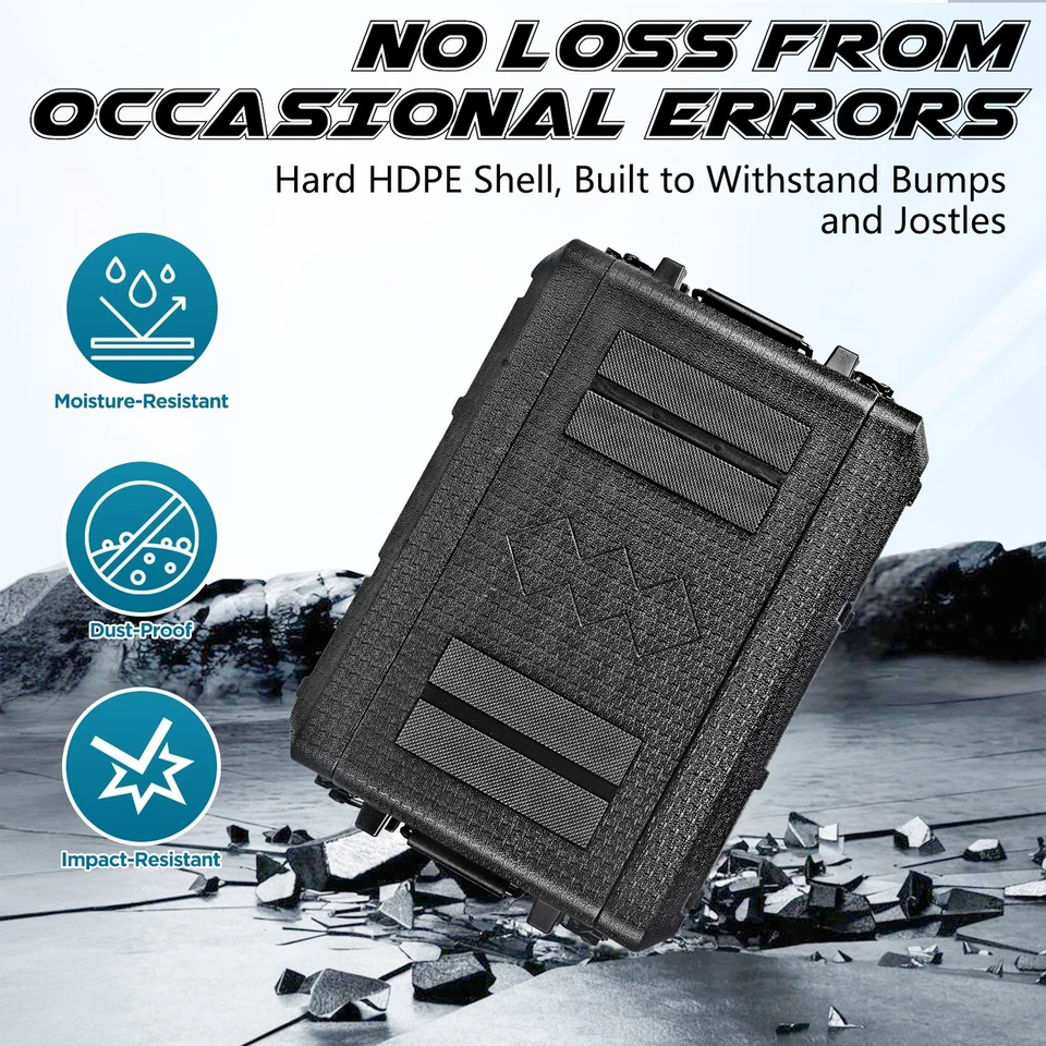 Rack Case 2U 4U 6U Space SHALLOW 10"-15" Deep shell, Light Weight DJ, 19" Wide - Image 3 of 4