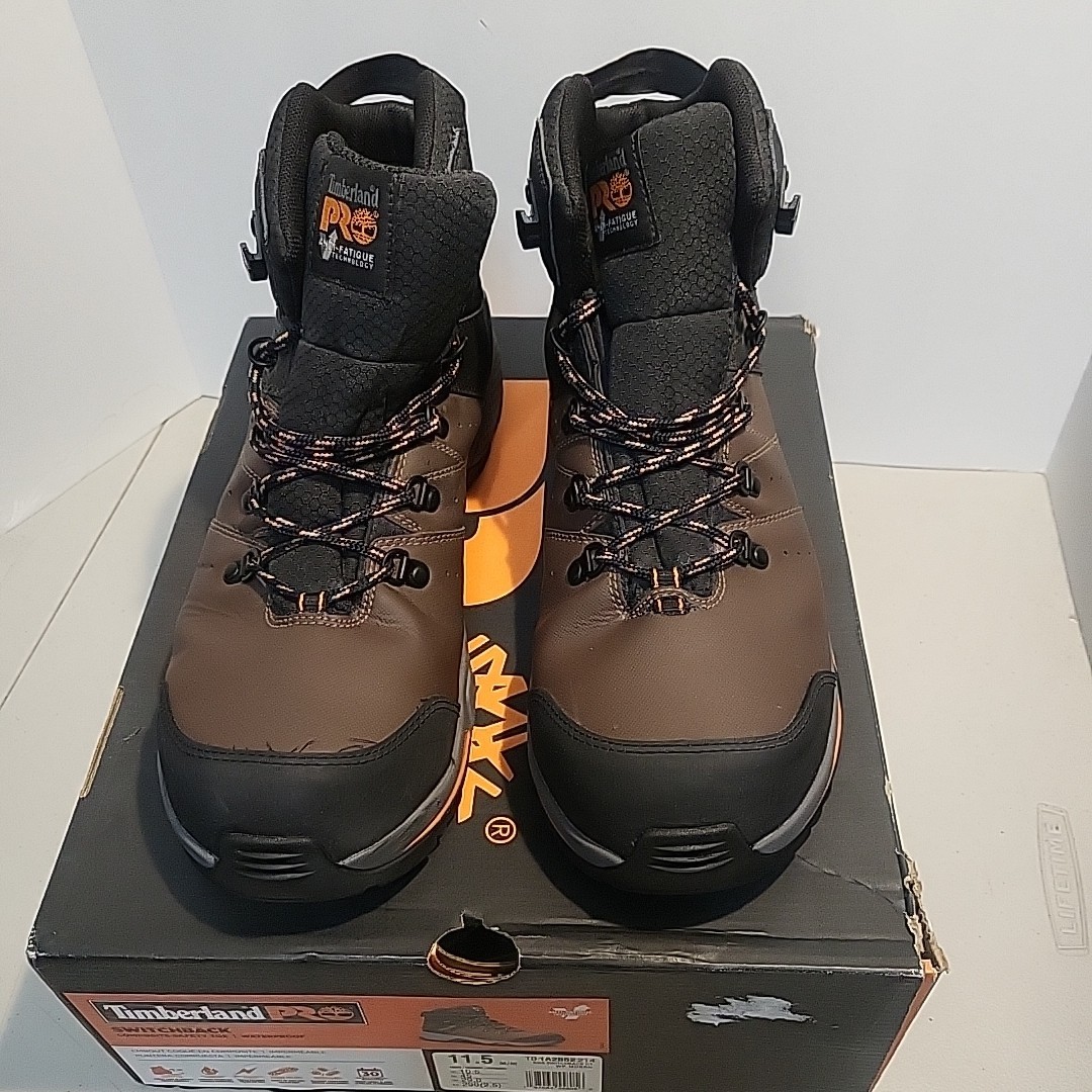 Timberlan Pro Switchback Mens Size 11.5 Brown Out… - image 6