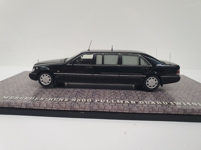 1/43 MEGA RARE MERCEDES-BENZ S500 PULLMAN GUARD W140 YELTSIN DIP