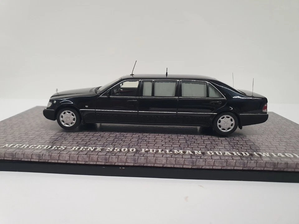 1/43 MEGA RARE MERCEDES-BENZ S500 PULLMAN GUARD W140 YELTSIN DIP MODELS GON140 - Image 2 of 4