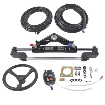 #ad 468 KGF Complete Marine Hydraulic Steering System w 2 x 22ft Hoses HO5122 $736.99