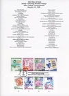 1988 Sc # 2198 and Sweden # 1588A Stamp Collecting Joint FDC Ceremony Program