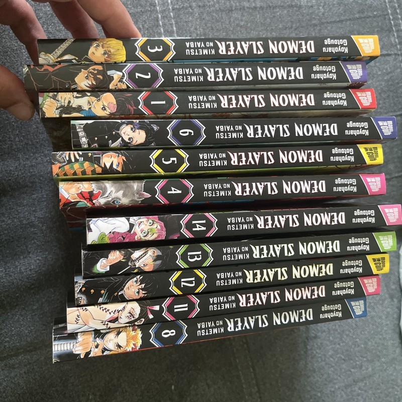 Demon Slayer Manga Collection / Volumes 1-14 / Mint / Clean / Mangas / Action / Collect