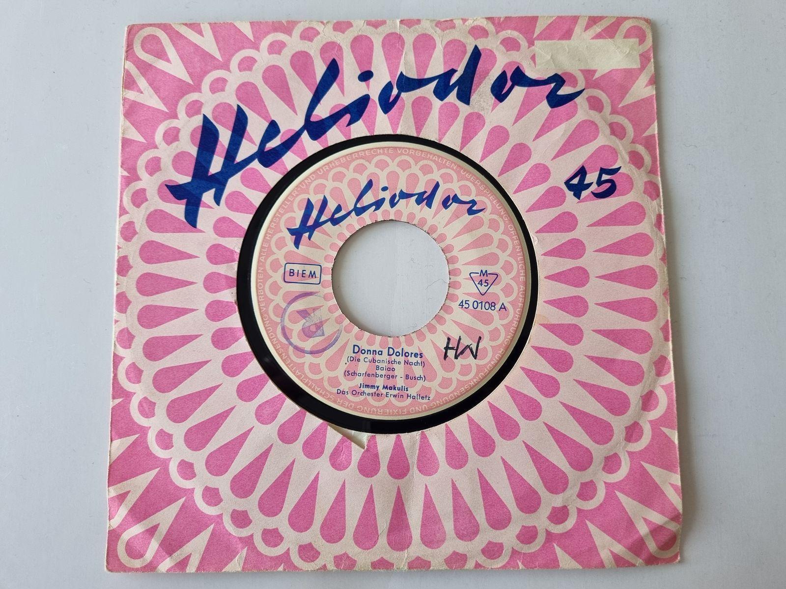 7"" Single Jimmy Makulis - Donna Dolores Vinyl Germany