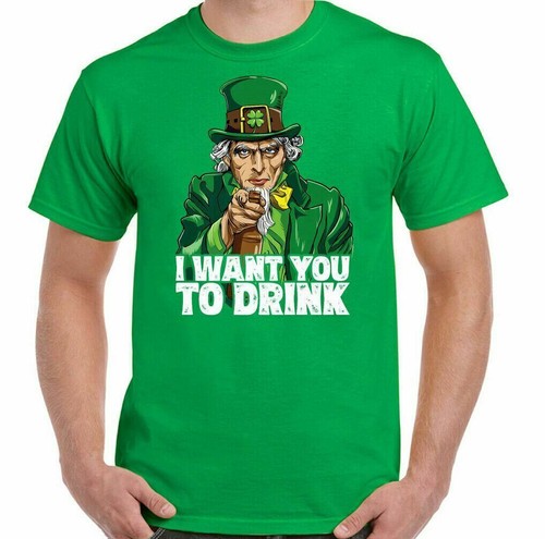 Maglietta Di San Patrizio, Voglio Che Tu Beva Birra Paddys Irish Unisex - Picture 5 of 22