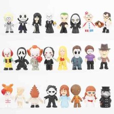24 pezzi/set film horror figure Halloween Chucky Freddy 2"" modello giocattol...