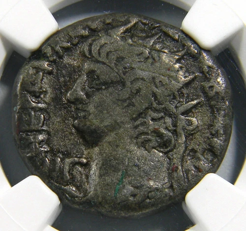 Egypt Alexandria Coin Nero /Tiberius AD 54-68  BI Tetradrachm  NGC  Fine
