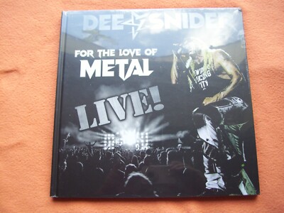 Dee Snider For The Love Of Metal Live CD + DVD + Blu-ray + Single Earbook Neu!!!