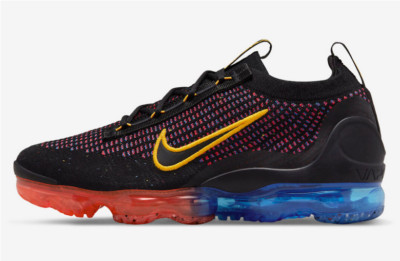 Nike Air Vapormax 2021 FK Black Multi Blue Red
