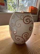 VINTAGE Wedgwood Marrakech Gold Trim Large Vase 8 1/2" H, England