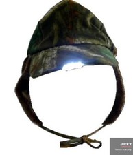 Camo Arctic Beanie Hat with LED Lights - Thermal Winter Hat & Ear Warmers