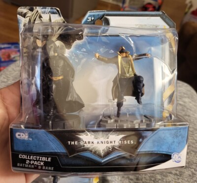 2012 The Dark Knight Rises Collectible 2-Pack of BATMAN & BANE CDi Toys NIP
