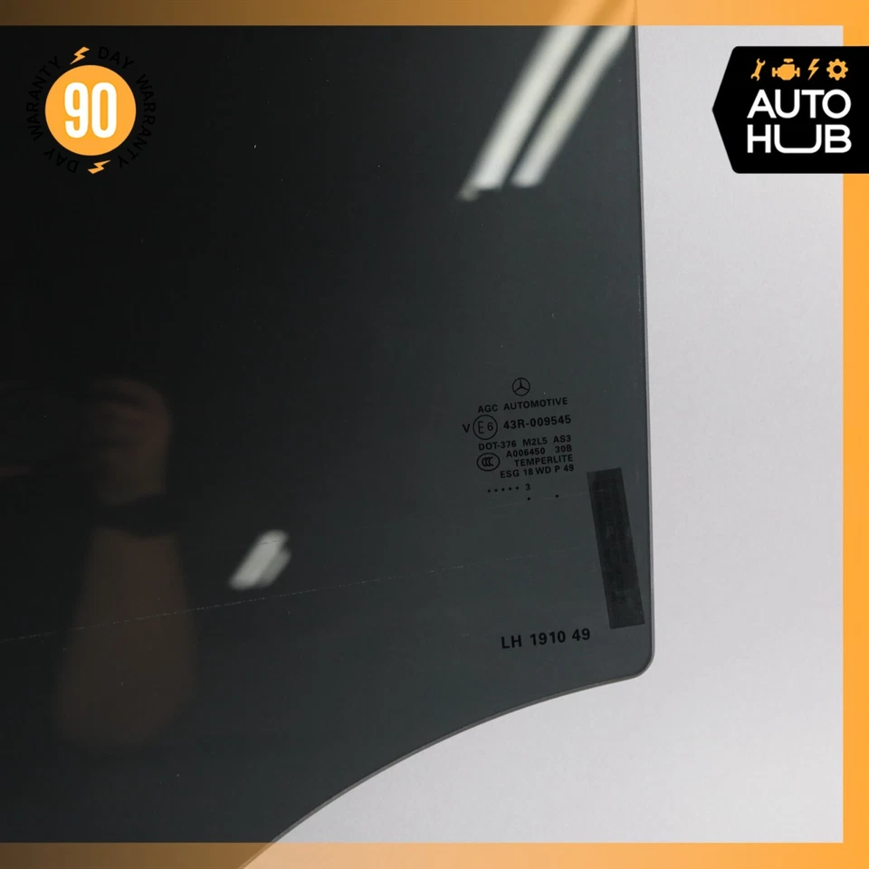 Vidro traseiro esquerdo 12-19 Mercedes W166 ML63 AMG ML550 GLE550 fabricante de equipamento original - Imagem 4 de 4