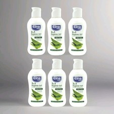 elina med Aloe Vera 6x100 ml Hygiene Gel im Urlaub+unterwegs waschen ohne Wasser